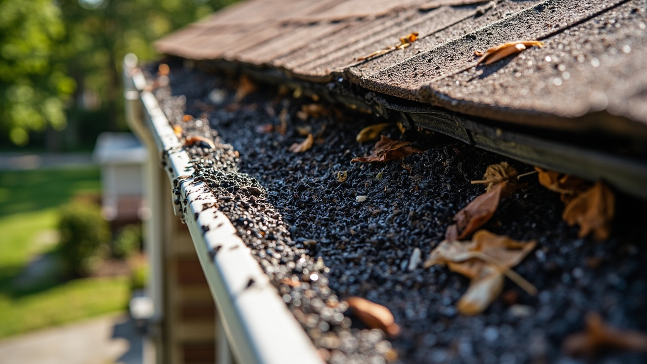 What Those Black Granules in Your Gutters Really Mean