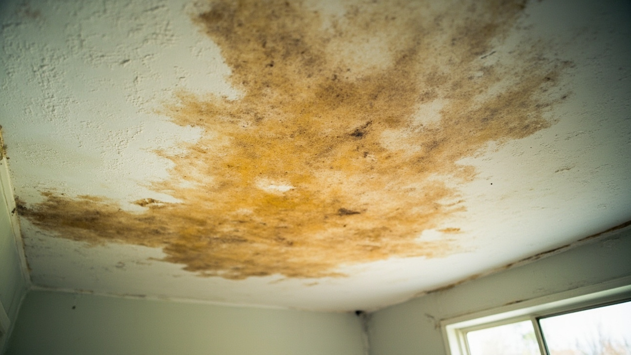 Why Ceiling Water Marks Show Up Fast in Cincinnati Homes