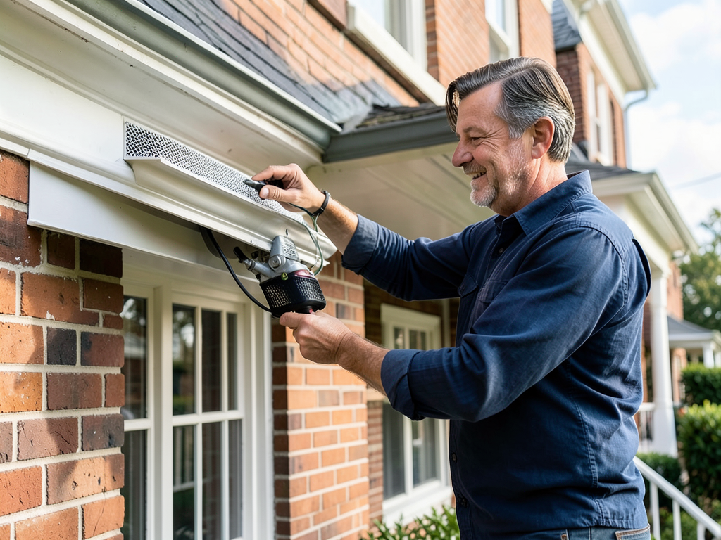 Stopping gutter clogs forever in heavily wooded gl