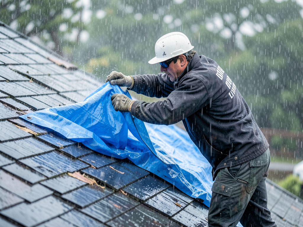 Who to call for hour emergency roof leak repair